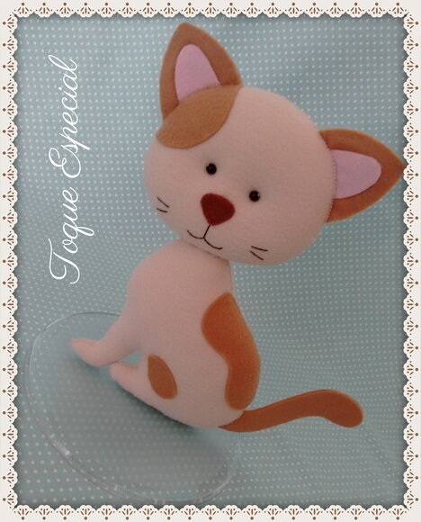 Enfeite de Mesa (com base)- Gatinho