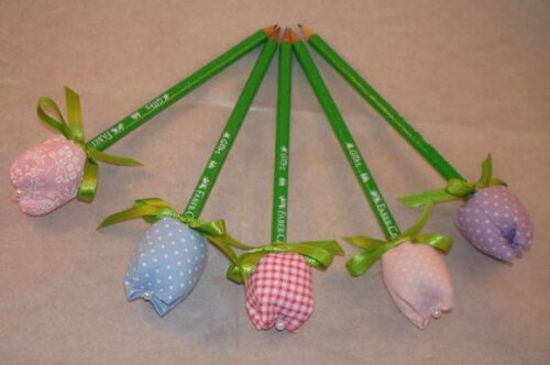 Kit com 20 Ponteiras de Lápis/caneta Tulipa