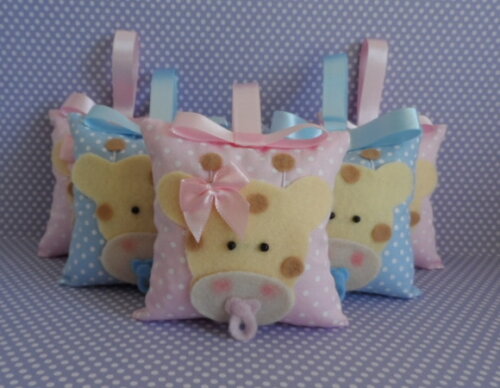 Sachê Perfumado Almofadinha Girafa Baby