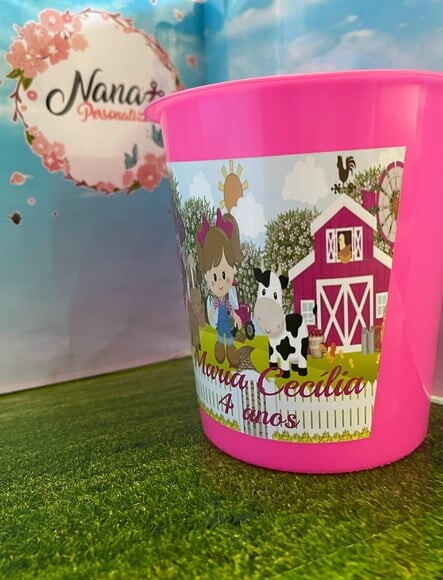 Balde De Pipoca Personalizado
