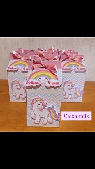 Caixa Milk Com Aplique