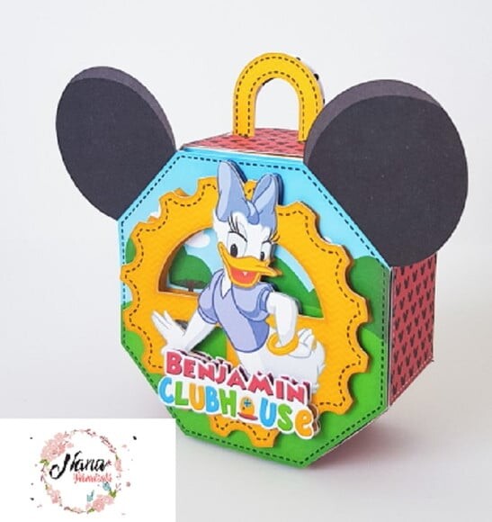 Caixa Oitavada - Tema Mickey