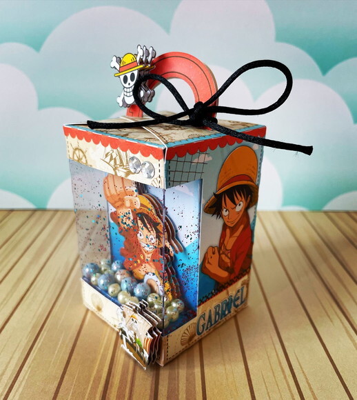 Kit 30 Caixas Personalizadas One Piece