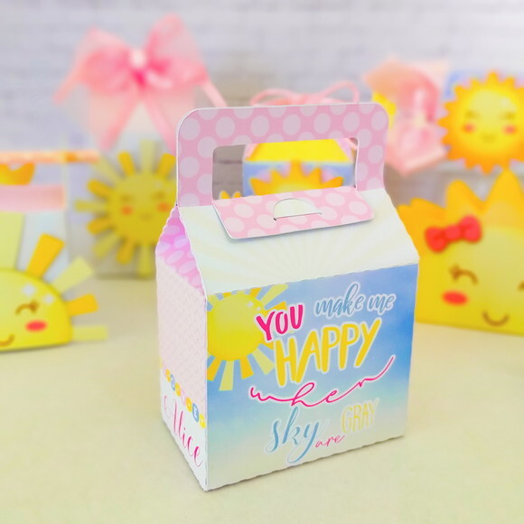 Kit 30 Caixas Personalizadas Raio de Sol