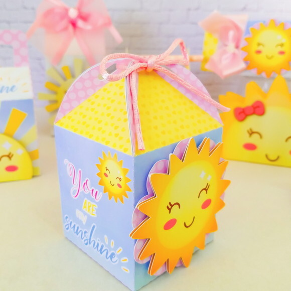 Kit 30 Caixas Personalizadas Raio de Sol