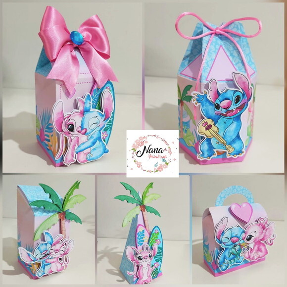 Kit 30 Lembrancinhas Personalizadas Stitch