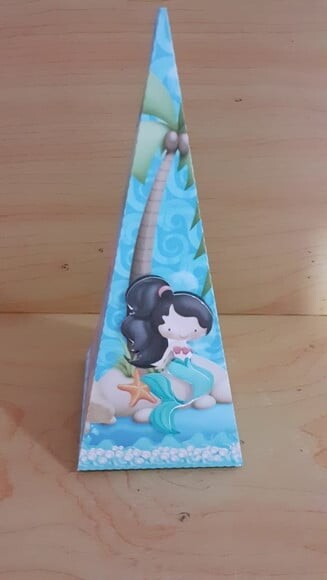 Kit 45 Caixas Personalizada Sereia