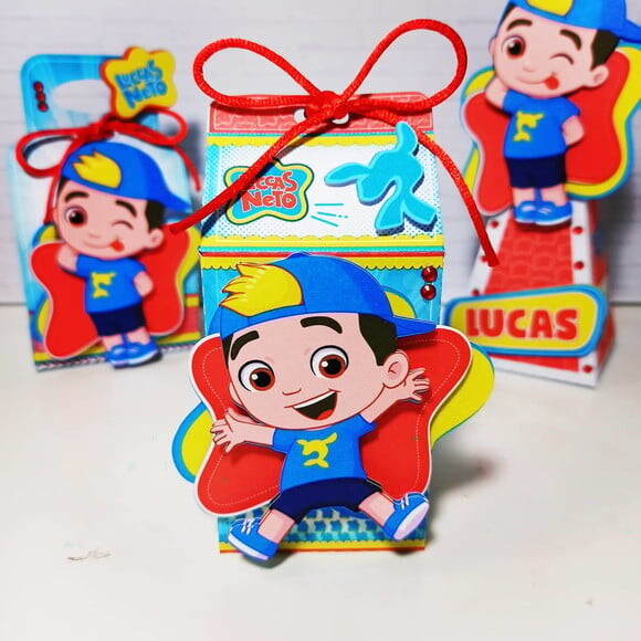 Kit 50 Itens de Personalizados Lucas Neto