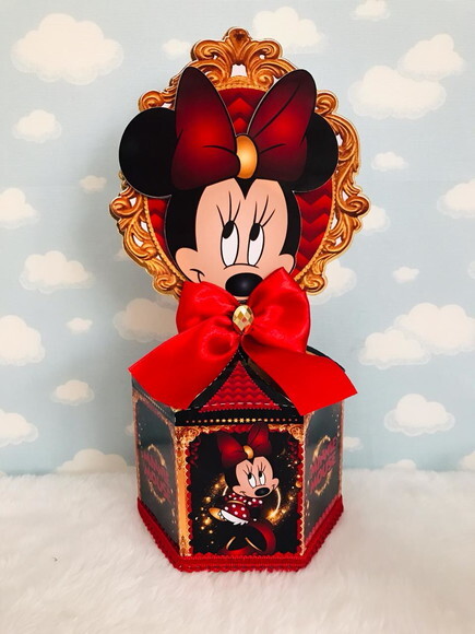 Kit 52 Lembrancinhas Personalizadas Minnie e Mickey