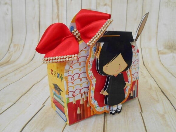 Kit 60 Caixas Personalizadas Formatura Abc