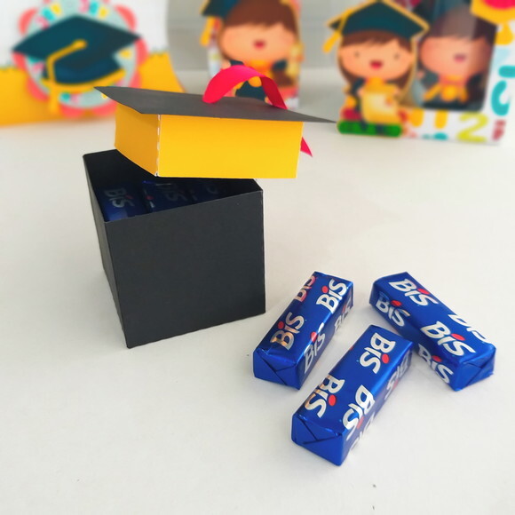 Kit 60 Caixas Personalizadas Formatura Abc