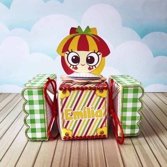 Kit 60 Caixas Personalizadas Sito do Pica Pau Amarelo