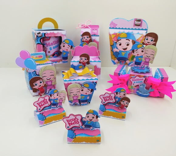 Kit de Personalizados Lucas Neto (30 Itens)
