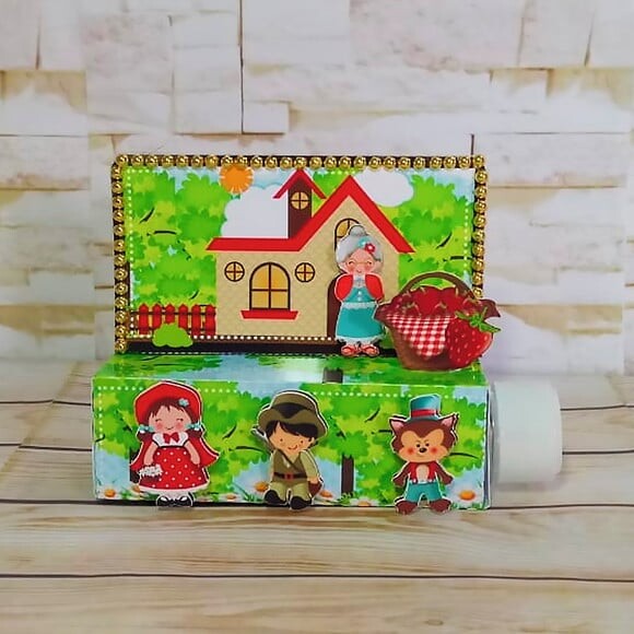Kit Especial: 100 Lembrancinhas Chapeuzinho Vermelho