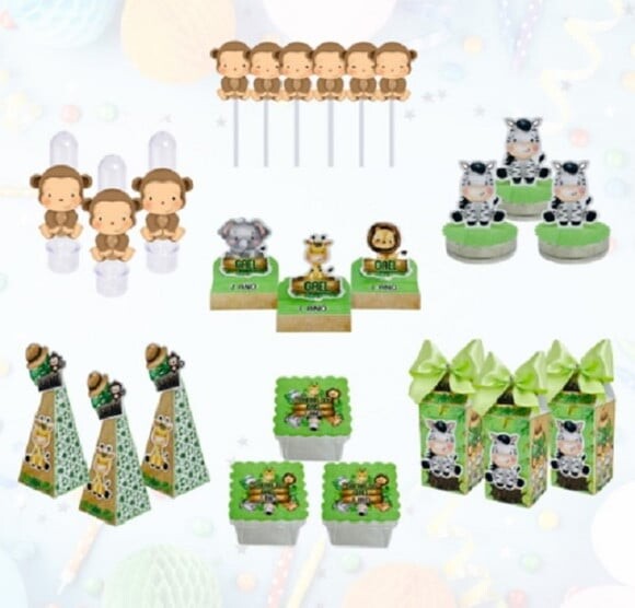 Kit Festa - 70 Lembrancinhas Personalizadas - Fazemos Em Tod
