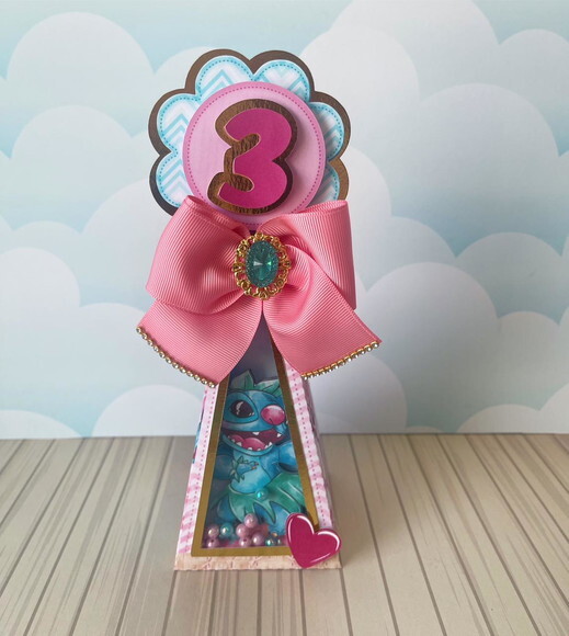 Kit Festa Stitch Aquarelado (40 Itens)