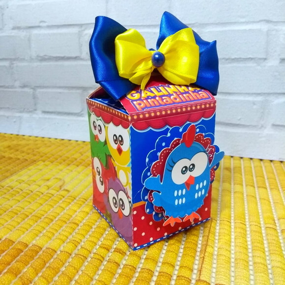Kit: 100 Lembrancinhas Personalizadas a Galinha Pintadinha