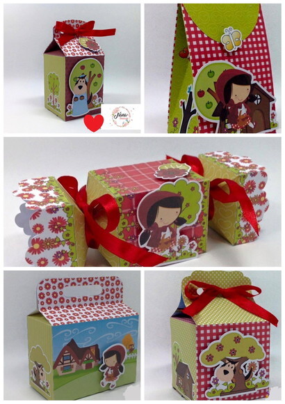 Kit: 100 Lembrancinhas Personalizadas Chapeuzinho Vermelho