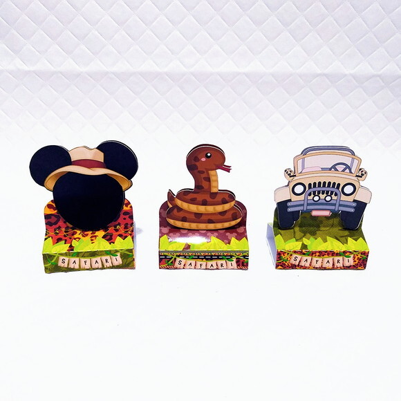Kit: 100lembrancinhas Personalizadas Mickey Safari