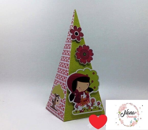 Kit: 145 Lembrancinhas Personalizadas Chapeuzinho Vermelho