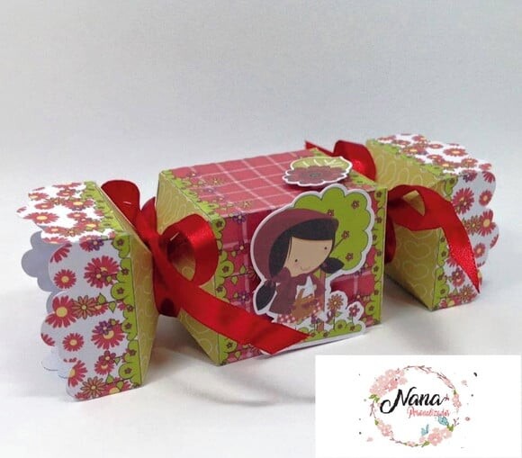 Kit: 145 Lembrancinhas Personalizadas Chapeuzinho Vermelho