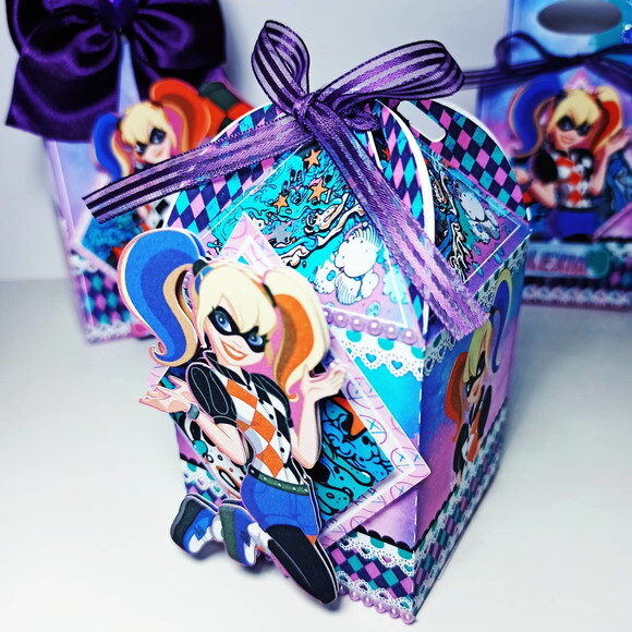 Kit: 30 Lembrancinhas Personalizadas Arlequina