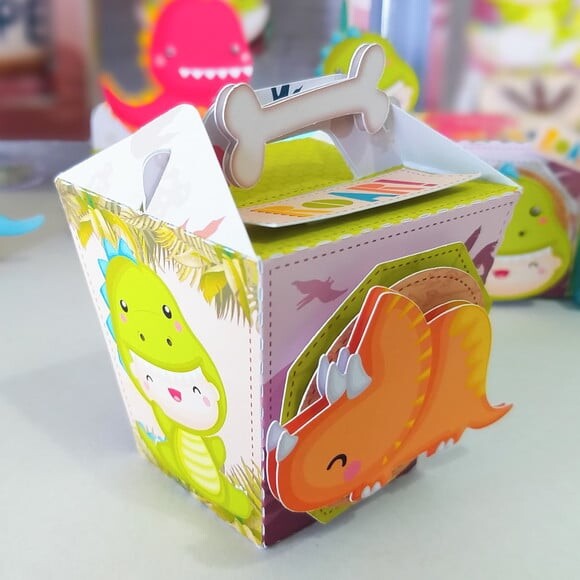 Kit: 30 Lembrancinhas Personalizadas Baby Dino