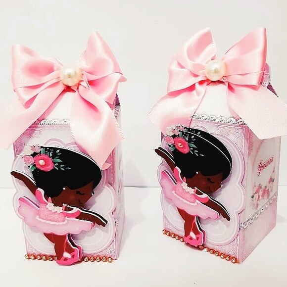 Kit: 30 Lembrancinhas Personalizadas Bailarina