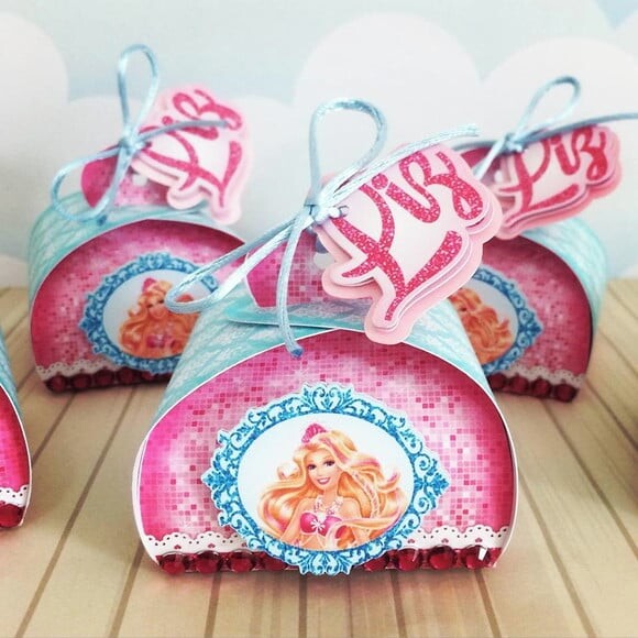 Kit: 30 Lembrancinhas Personalizadas Barbie