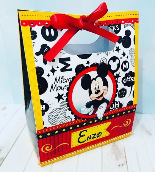 Kit: 30 Lembrancinhas Personalizadas do Mickey
