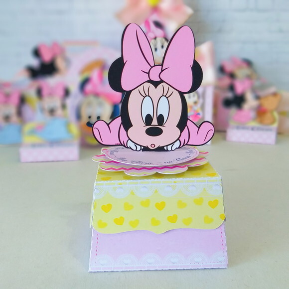 Kit: 30 Lembrancinhas Personalizadas Minnie Baby