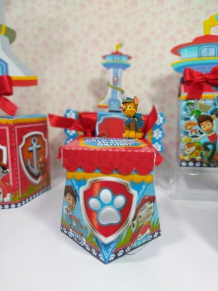 Kit: 30 Lembrancinhas Personalizadas Patrulha Canina