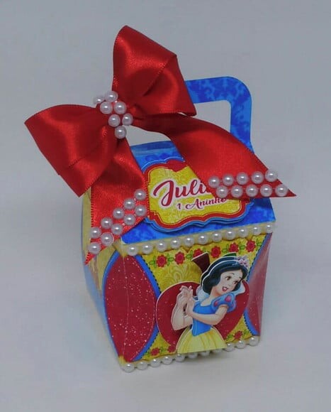 Kit: 45 Lembrancinhas Personalizadas a Branca de Neve