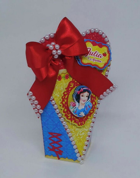 Kit: 45 Lembrancinhas Personalizadas a Branca de Neve