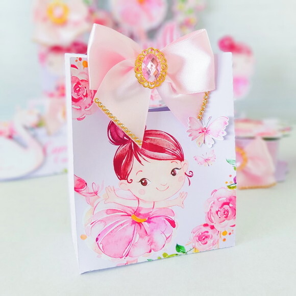 Kit: 45 Lembrancinhas Personalizadas Bailarina