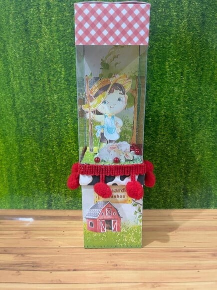 Kit: 50 Lembrancinhas Personalizadas Fazendinha Luxo