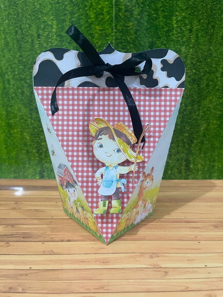 Kit: 50 Lembrancinhas Personalizadas Fazendinha Luxo