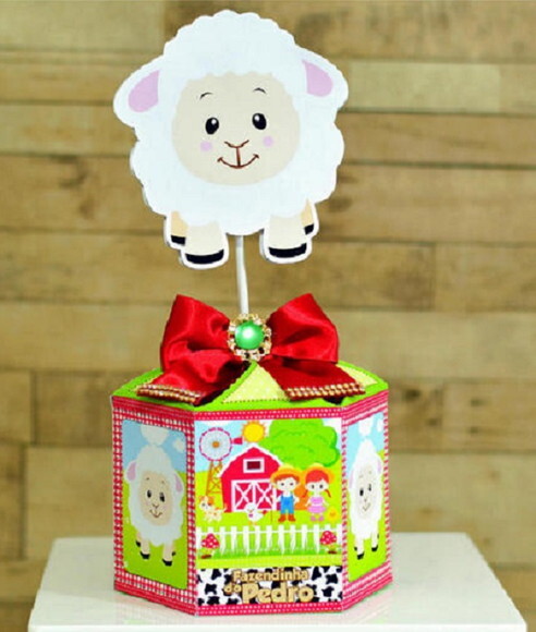 Kit: 50 Lembrancinhas Personalizadas Fazendinha Luxo