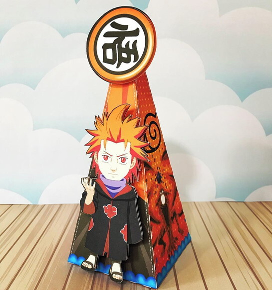 Kit: 50 Lembrancinhas Personalizadas Naruto