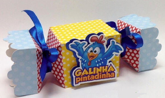Kit: 60 Lembrancinhas Personalizadas A Galinha Pintadinha