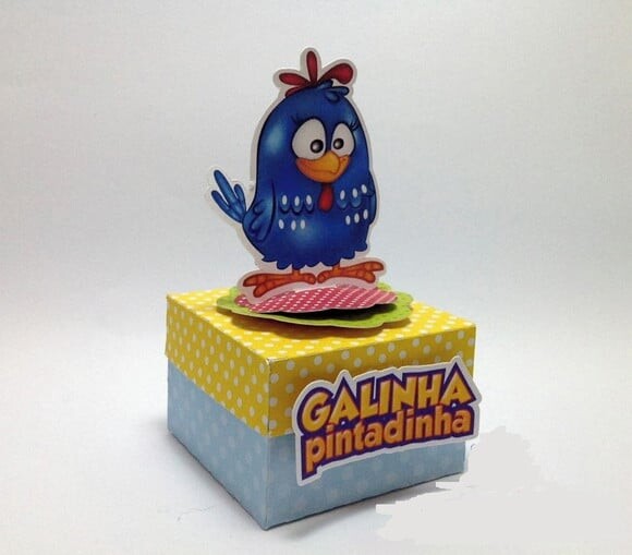 Kit: 60 Lembrancinhas Personalizadas A Galinha Pintadinha