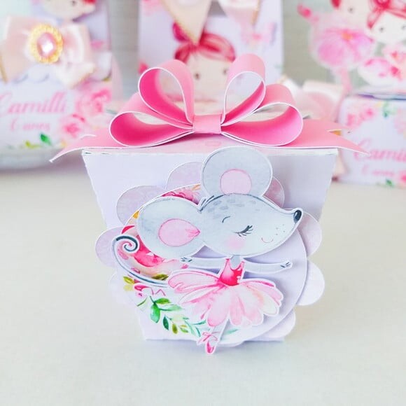 Kit: 60 Lembrancinhas Personalizadas Bailarina