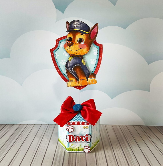 Kit: 60 Lembrancinhas Personalizadas Patrulha Canina