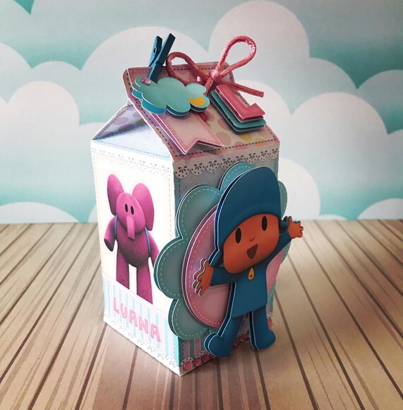 Kit: 60 Lembrancinhas Personalizadas Pocoyo Candy