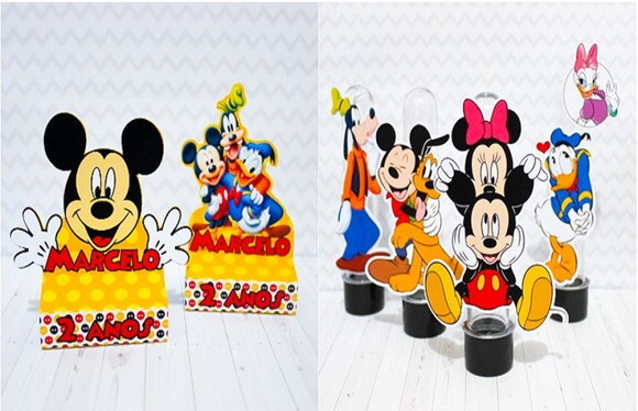 Kit:68 Lembrancinhas Personalizadas Turma do Mickey Especial