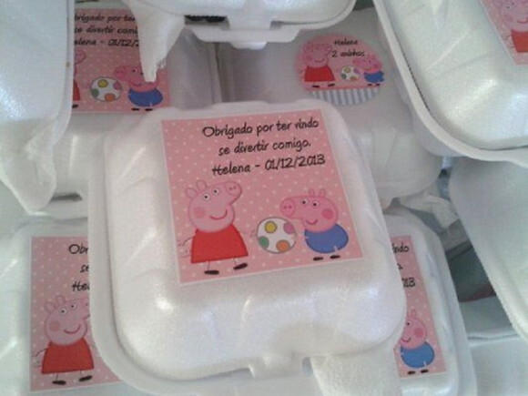 Marmitinha Personalizadas de Isopor