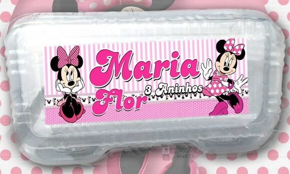 Marmitinha Plástica Personalizada