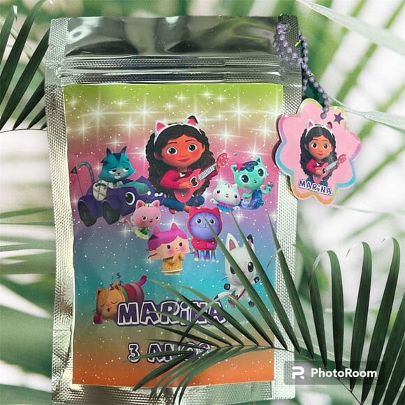 Saquinhos Personalizados Metalizado Zip Lock - a Casa Magica