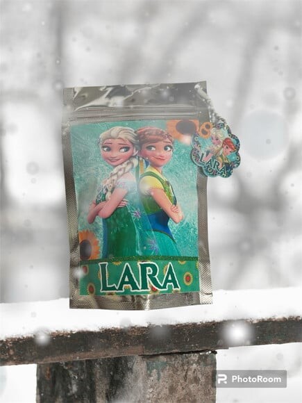 Saquinhos Personalizados Metalizado Zip Lock -frozen