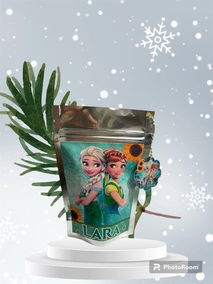 Saquinhos Personalizados Metalizado Zip Lock -frozen